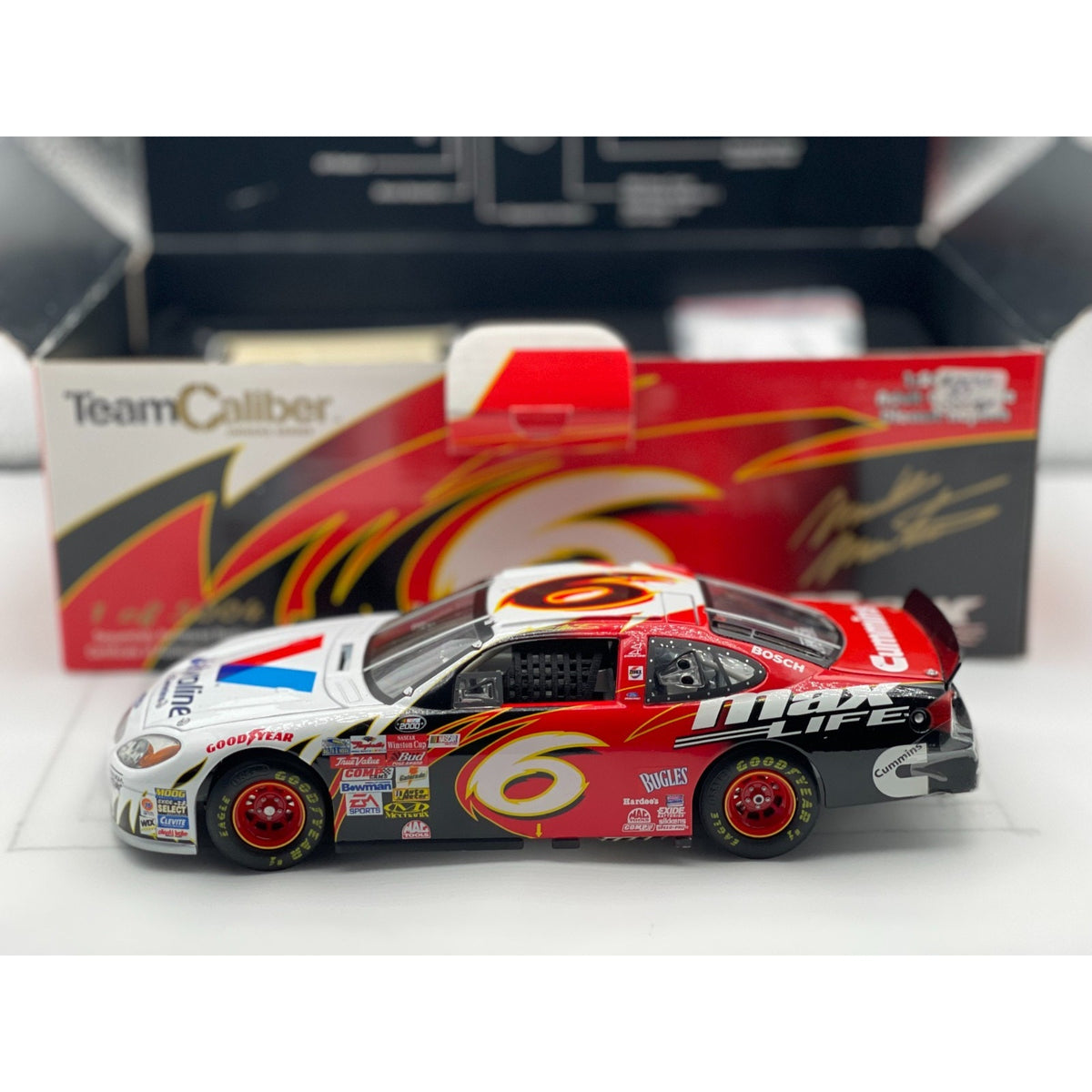 Mark Martin Team Caliber #6 Valvoline Max Life 2000 Taurus 1 of 5004