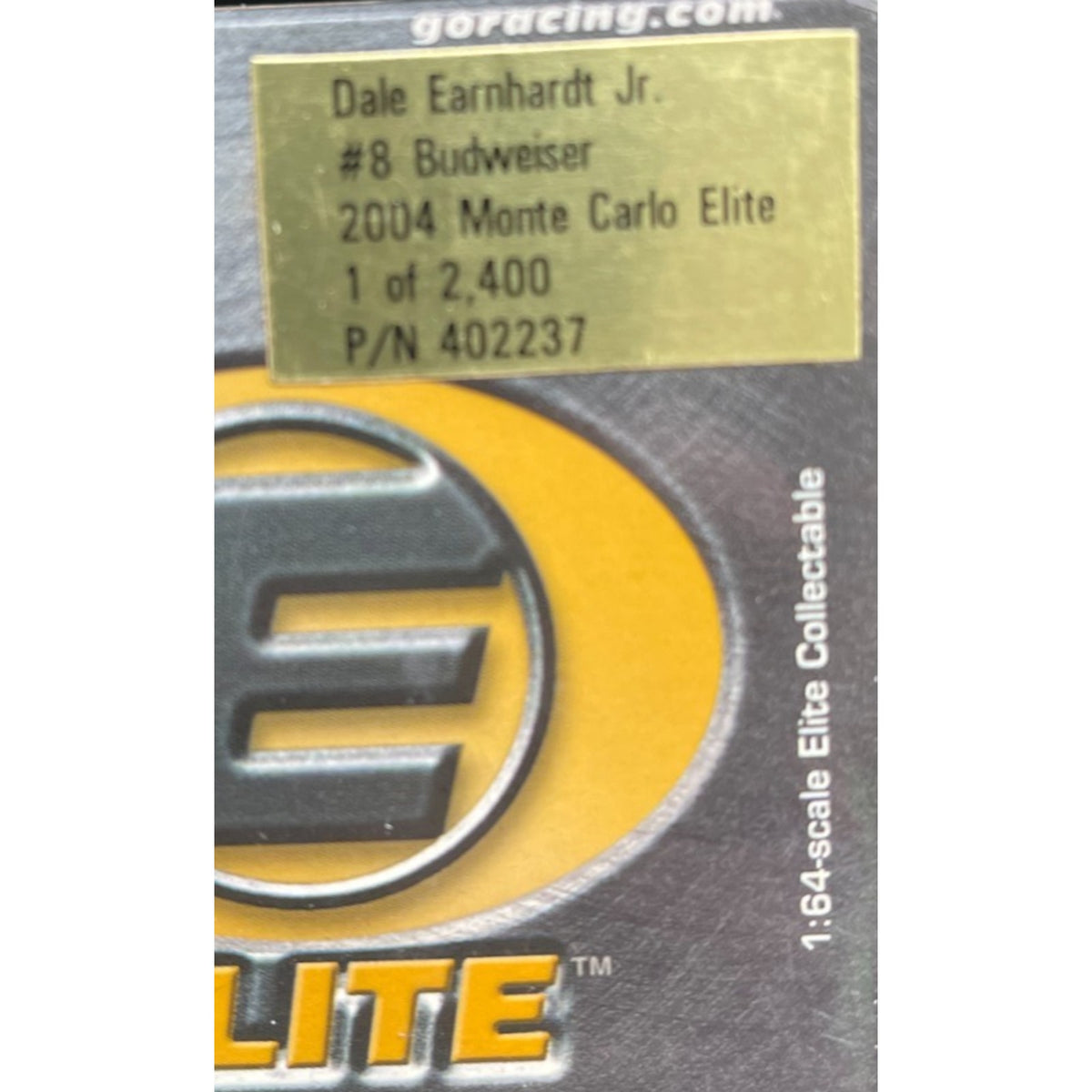 RCCA ELITE 1:64 Dale Earnhardt Jr. #8 Budweiser 2004 Chevy Monte Carlo 1 Of 2,400