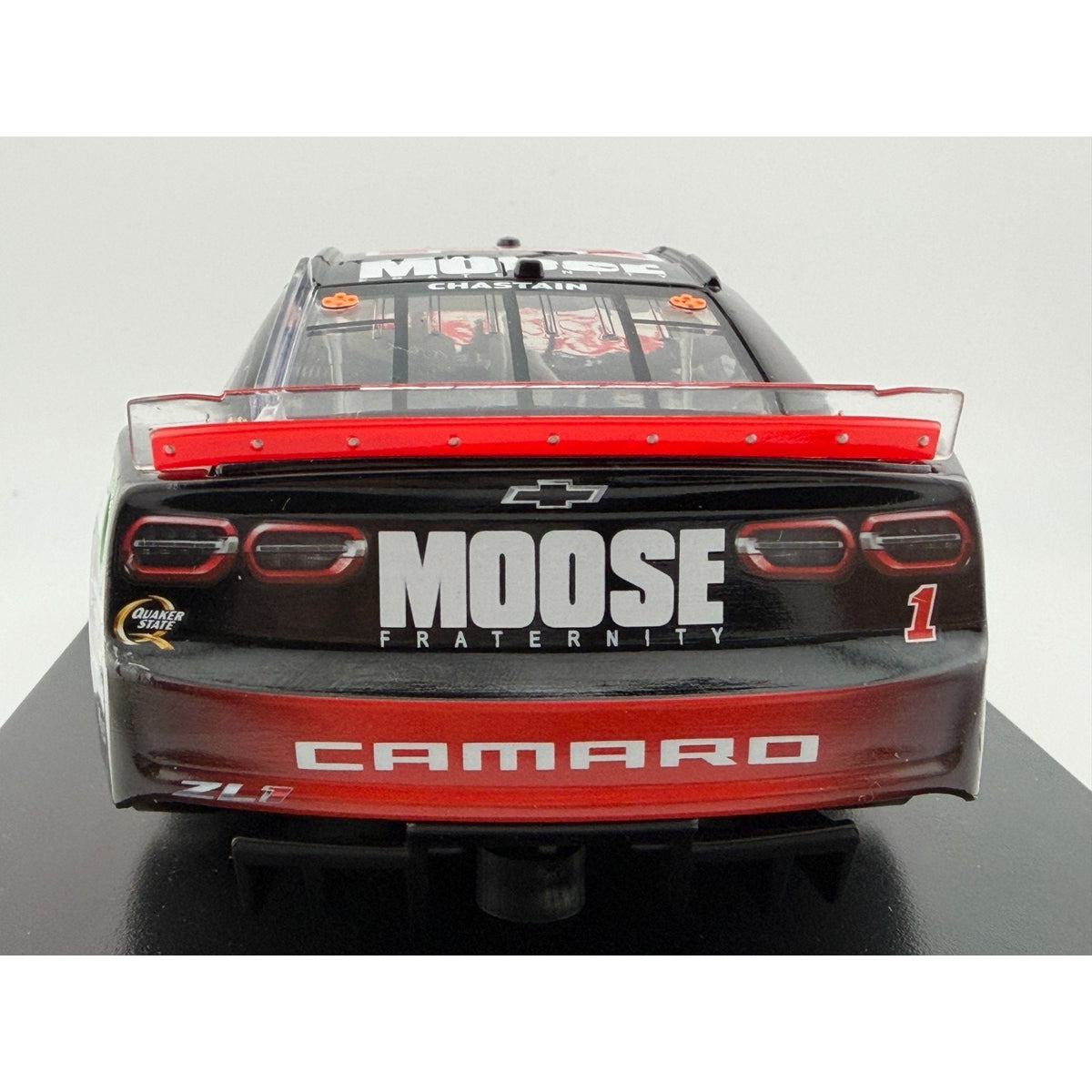 Ross Chastain #1 Moose Fraternity 2023 Camaro ZL1 ELITE 1:24 1/143 DIN 26