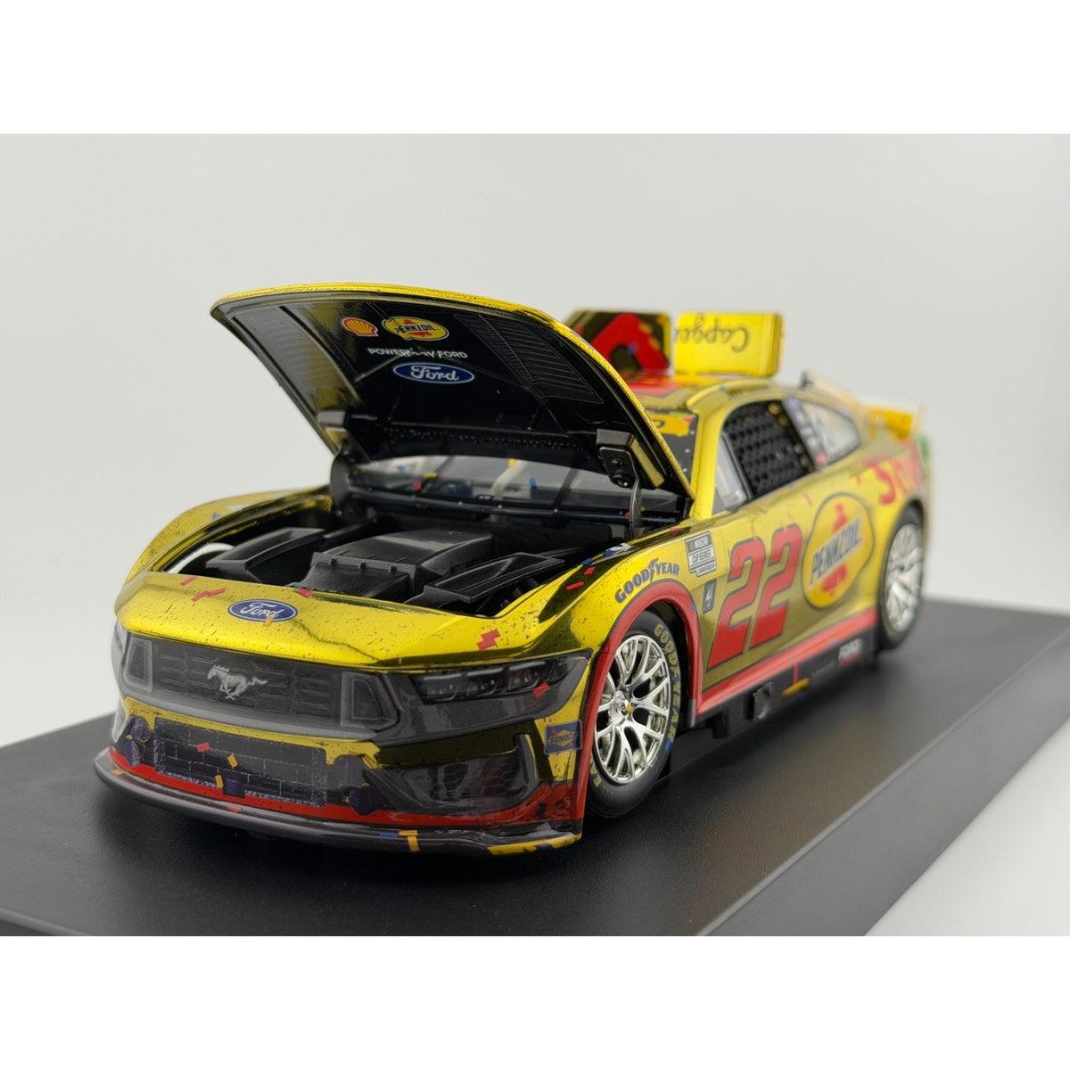 Joey Logano #22 Shell Pennzoil Phoenix Win 2024 Mustang Color Chrome 1/108 #66