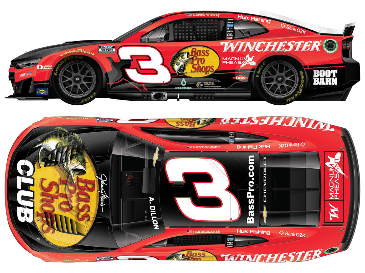 Austin Dillon No. 3 Bass Pro Shops Winchester 2026 Chevrolet