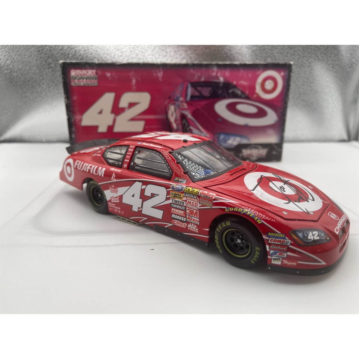 Dario Franchitti #42 Target 2007 Charger Autographed 1:24 NASCAR 1/780