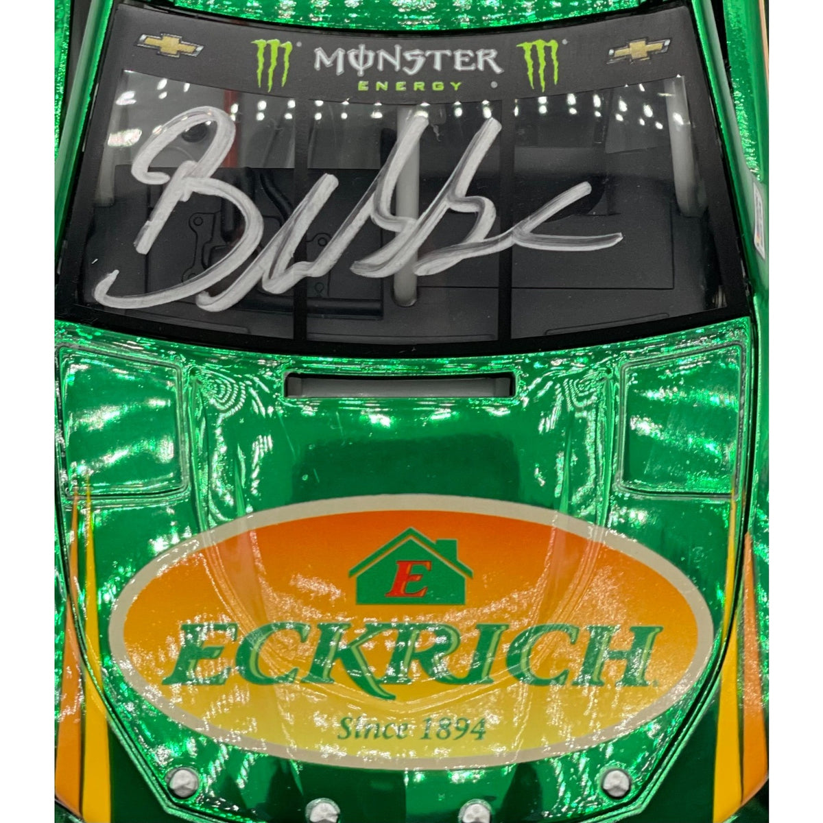 Bubba Wallace Jr #43 Eckrich 2018 Camaro ZL1 ARC Color Chrome Auto 1:24 DIN #5