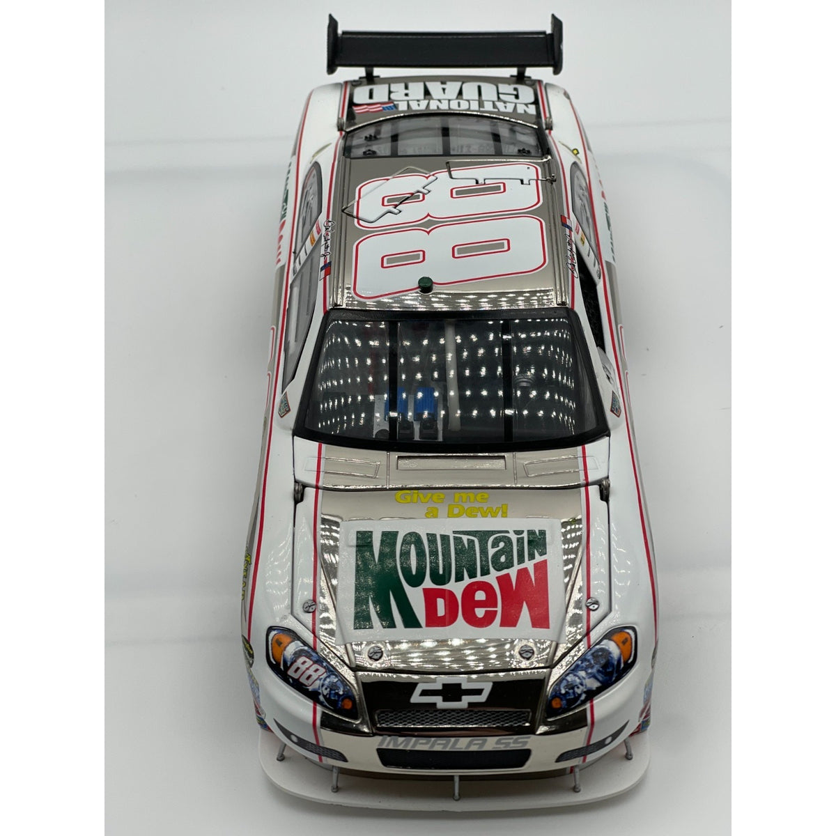 Dale Earnhardt Jr. #88 Mt Dew Retro 2008 Nickel Plated 1 of 1088 NASCAR