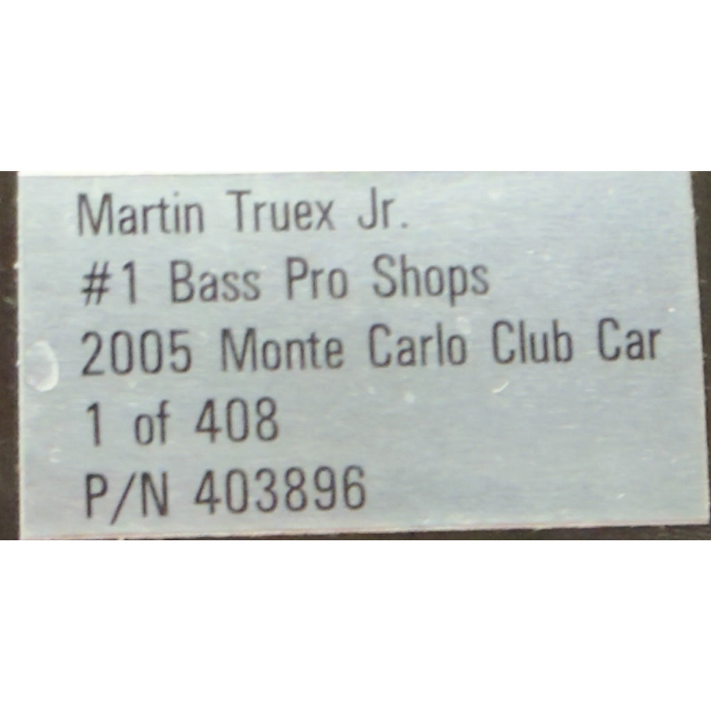 Martin Truex Jr. #1 Bass Pro Shops 2005 Monte Carlo RCCA Club Car 1/408 DIN 210