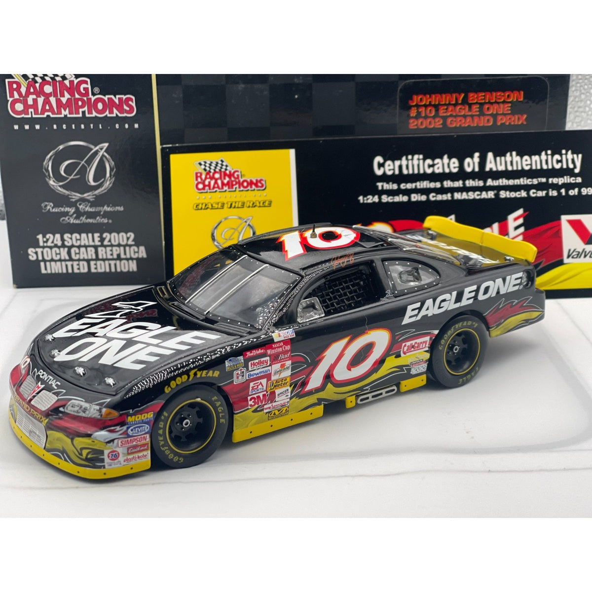 Johnny Benson #10 Eagle One 2002 Grand Prix 1 of 999 - #386 Comes with Template