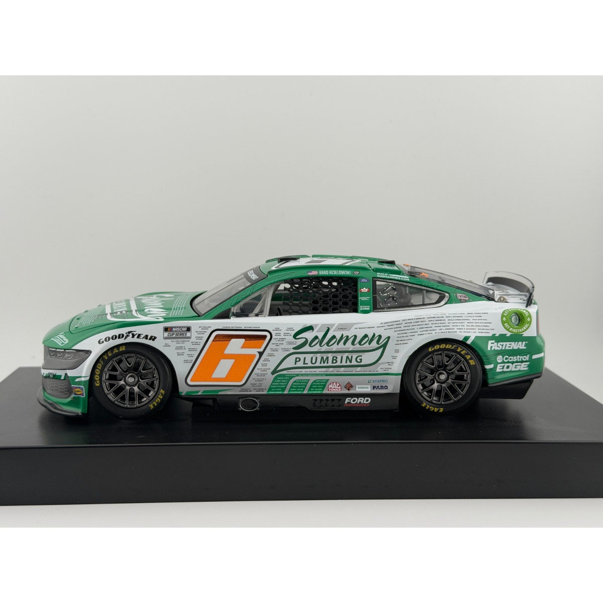 Brad Keselowski #6 Solomon Plumbing Veterans 2024 Mustang Elite 1/174 DIN 171
