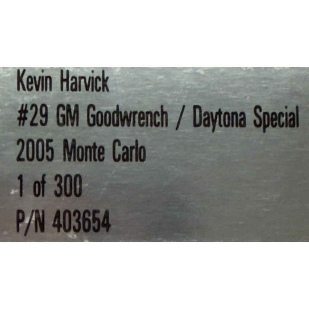 Kevin Harvick #29 GM Goodwrench Daytona Special 2005 Monte Carlo 1/300
