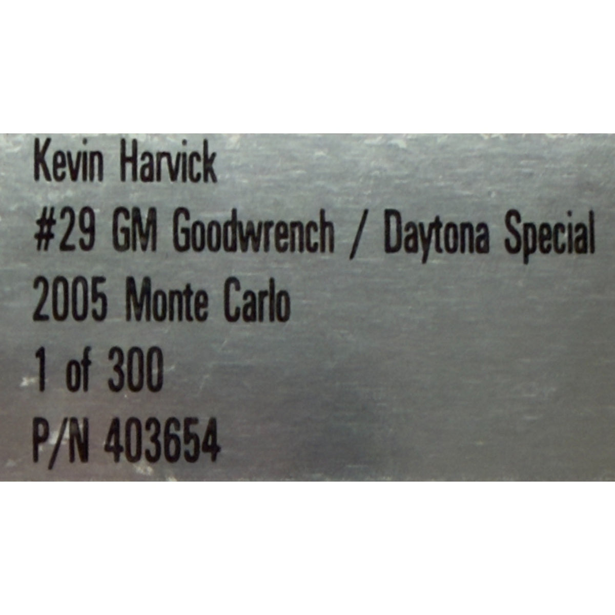 Kevin Harvick #29 GM Goodwrench Daytona Special 2005 Monte Carlo 1/300