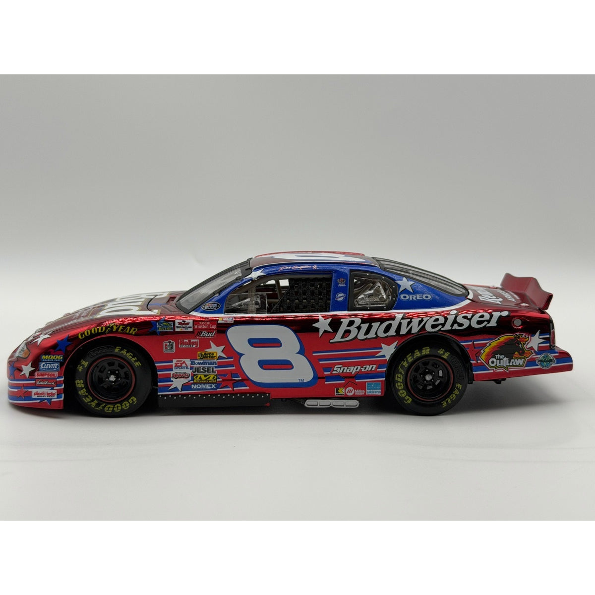 Dale Earnhardt Jr. #8 Budweiser U.S. Olympic Team 2000 Color Chrome Rookie Stripe