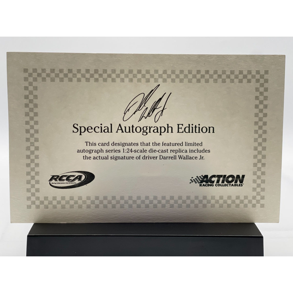 Bubba Wallace Jr #43 Eckrich 2018 Camaro ZL1 ARC Color Chrome Auto 1:24 DIN #5