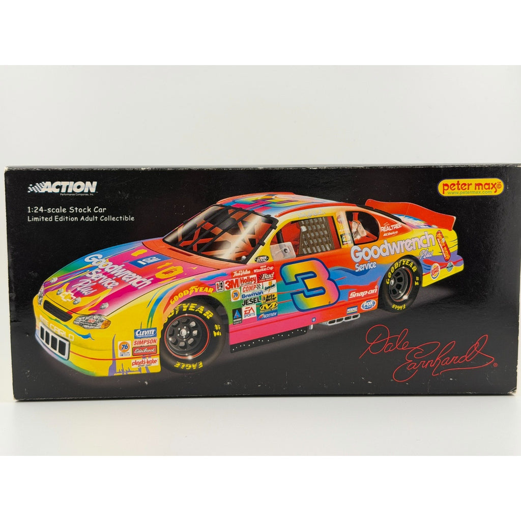 Dale Earnhardt #3 Peter Max Goodwrench 2000 Monte Carlo BWC Black Window 1:24