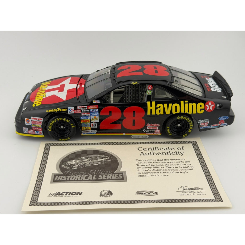 Davey Allison #28 Havoline 1993 Thunderbird Historical Series 1/3276 1:24