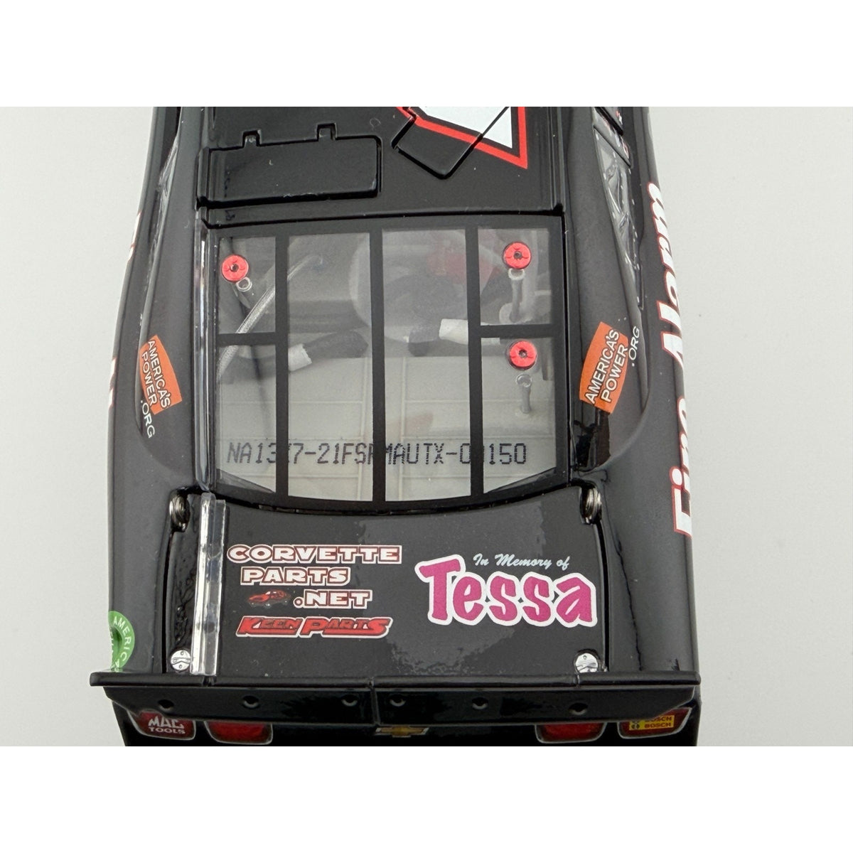 Regan Smith #7 Fire Alarm Services 2013 Camaro Autographed 1 of 824 DIN 150