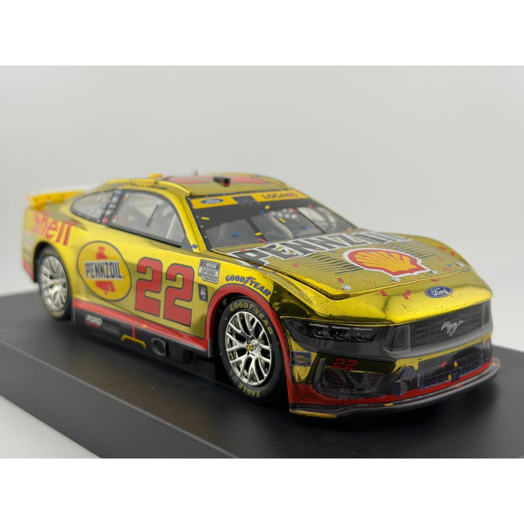 Joey Logano #22 Shell Pennzoil Phoenix Win 2024 Mustang Color Chrome 1/108 #66