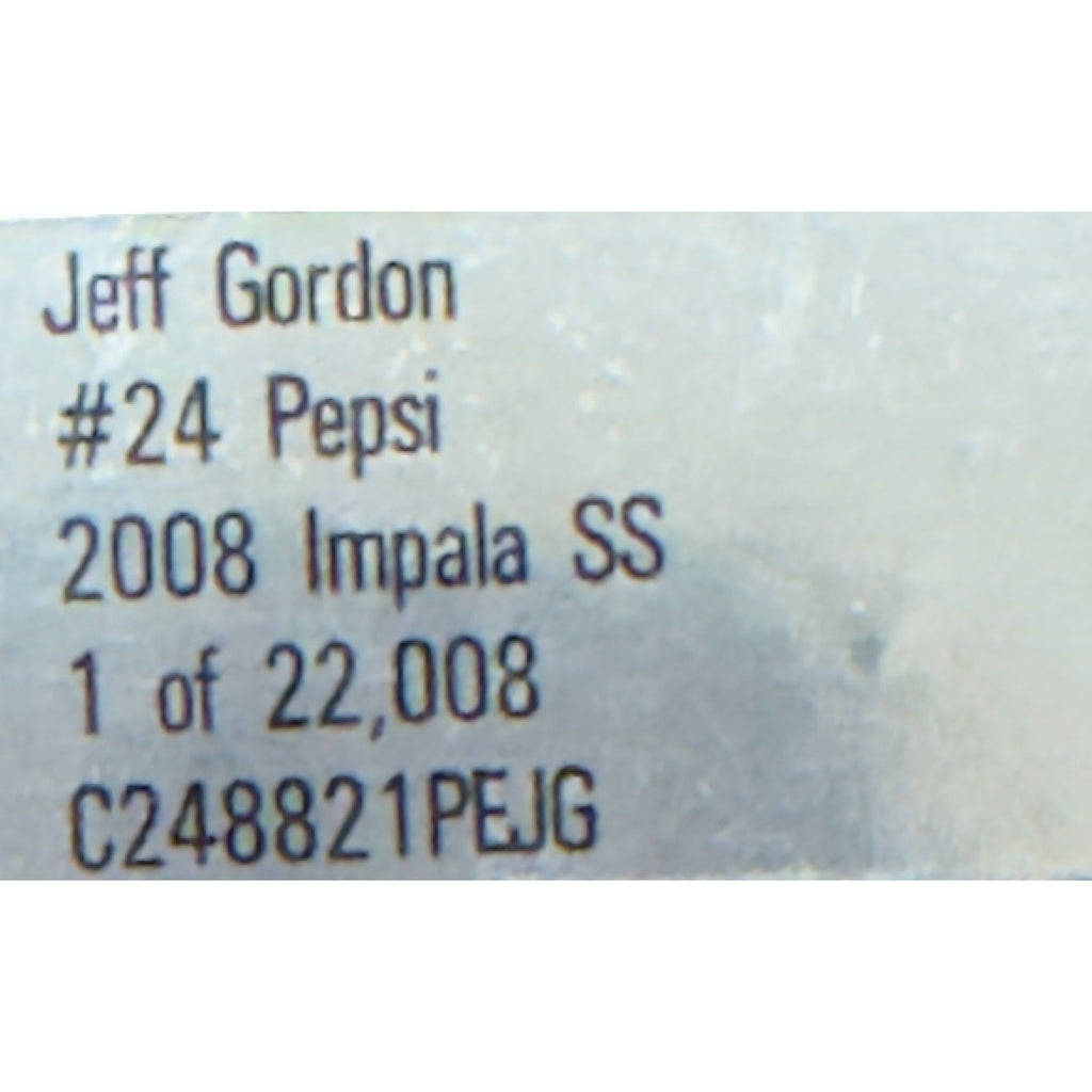 Jeff Gordon #24 Pepsi 2008 Impala SS 1/22008 DIN 16336 NASCAR Diecast