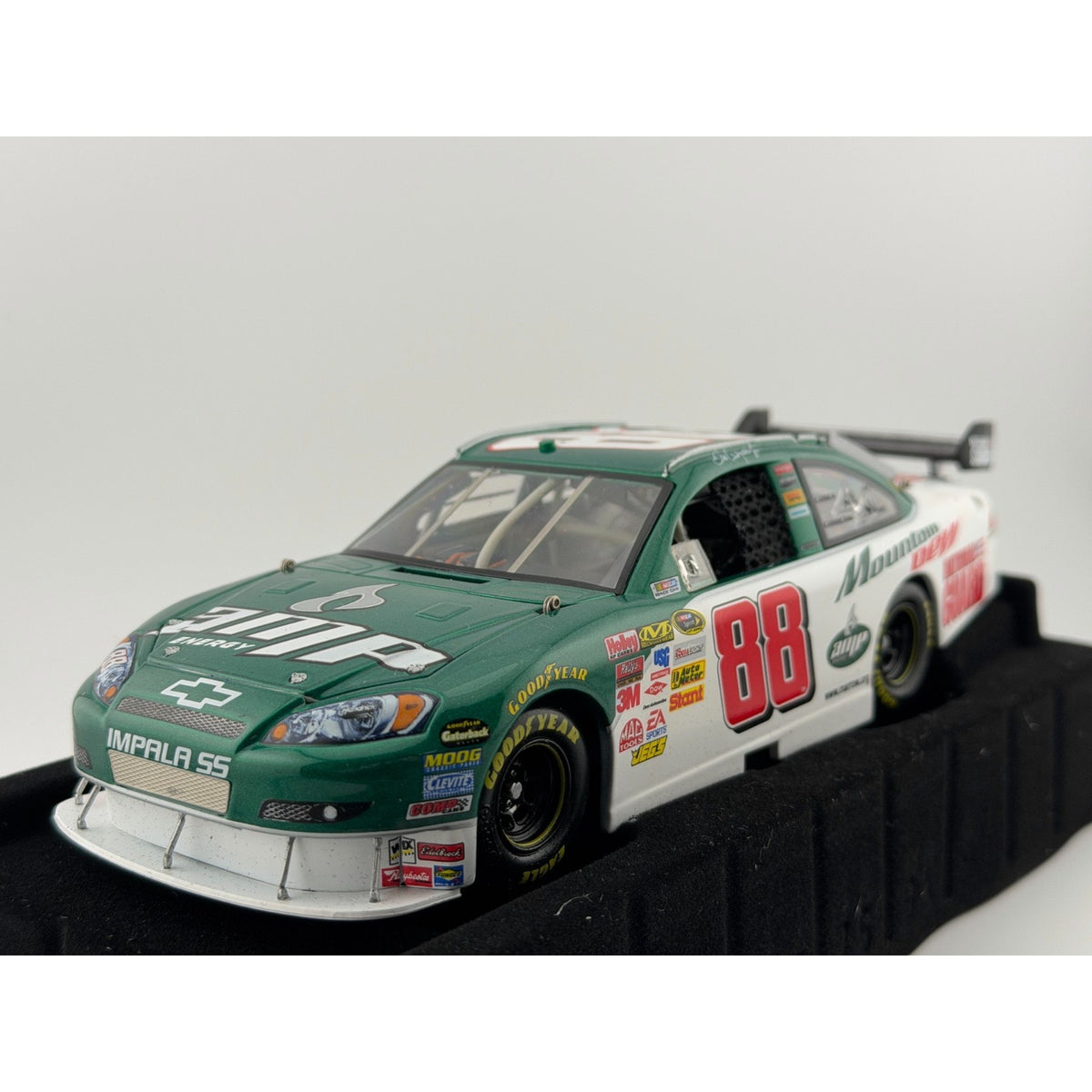 3/4 Front Hero — Dale Earnhardt Jr. #88 AMP Energy / Mountain Dew 2008 Impala SS ELITE 1/5000 DIN 205