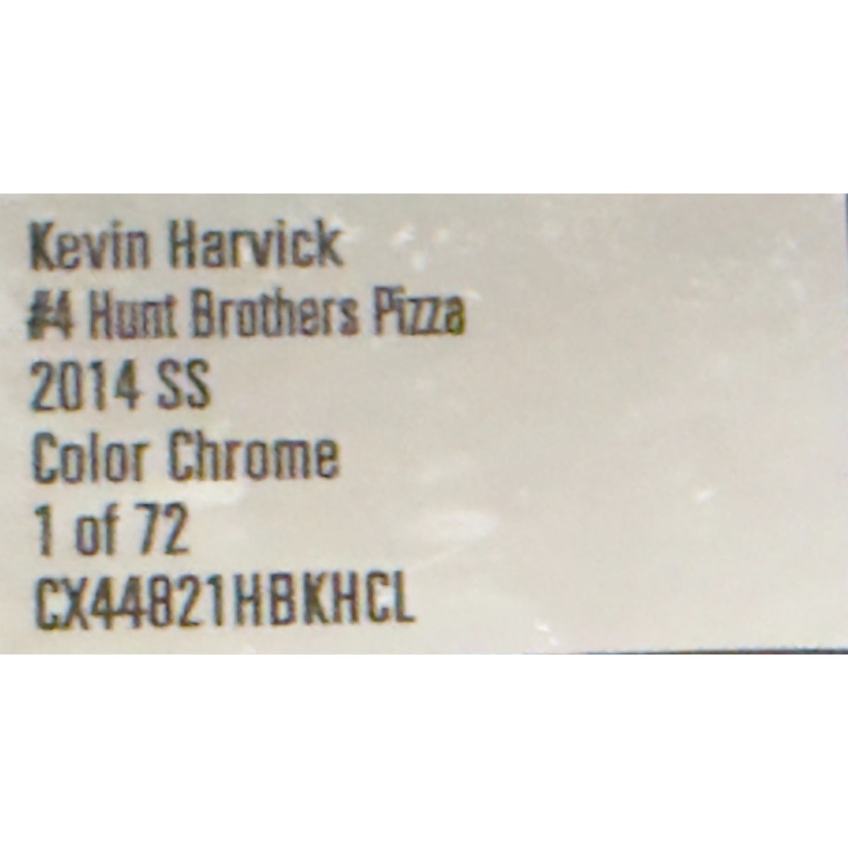 Kevin Harvick #4 Hunt Brothers Pizza 2014 All-Star Color Chrome 1 of 72 DIN 29