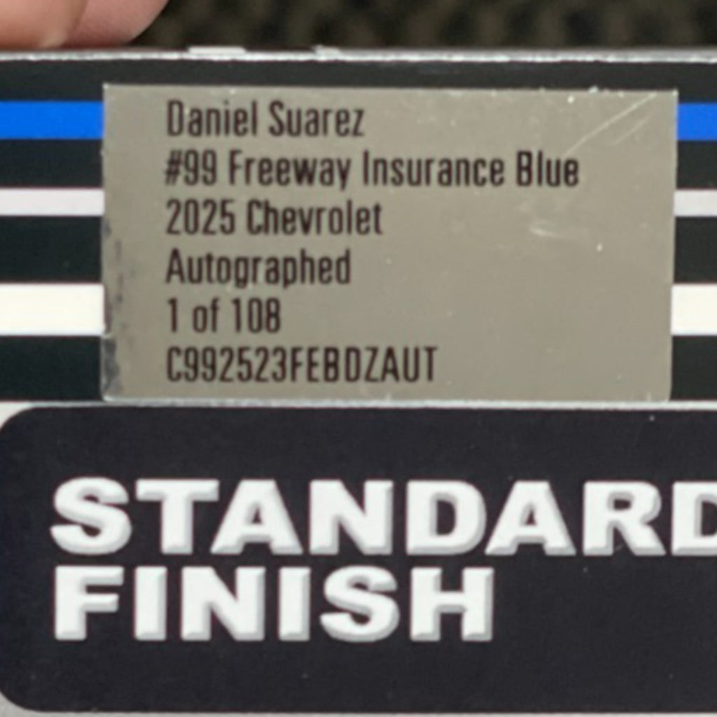 Daniel Suárez #99 Freeway Insurance Blue 2025 Auto 1 of 108 DIN 97