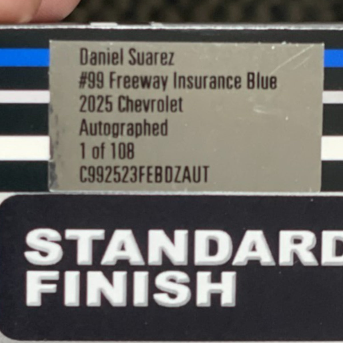 Daniel Suárez #99 Freeway Insurance Blue 2025 Auto 1 of 108 DIN 97