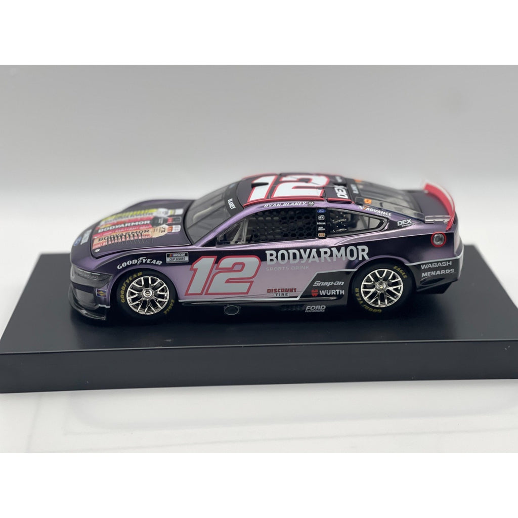 Ryan Blaney #12 BodyArmor Black 2025 Mustang Color Chrome 1:24 1/72 DIN 10