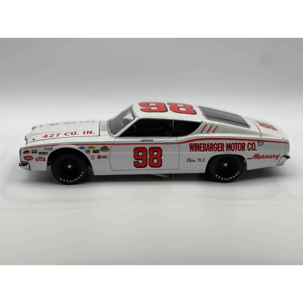 LeeRoy Yarbrough #98 '69 Mercury Cyclone Autographed University of Racing Legends