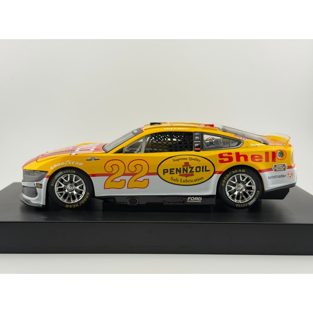 Joey Logano #22 Shell Pennzoil Throwback 2025 Mustang 1:24 1 of 504 DIN 233