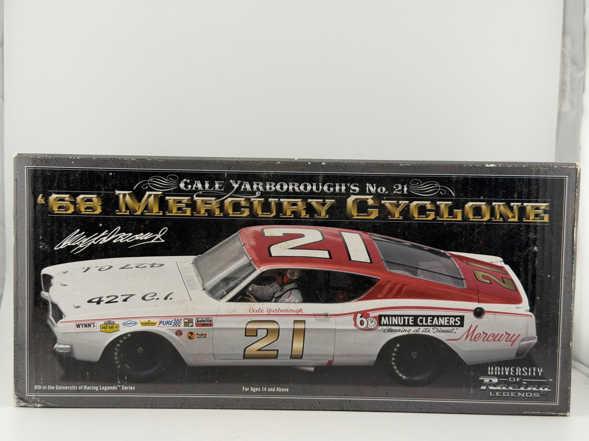 Cale Yarborough #21 60 Minute Cleaners 1968 Mercury Cyclone University of Racing Legends 1:24 - photo 12
