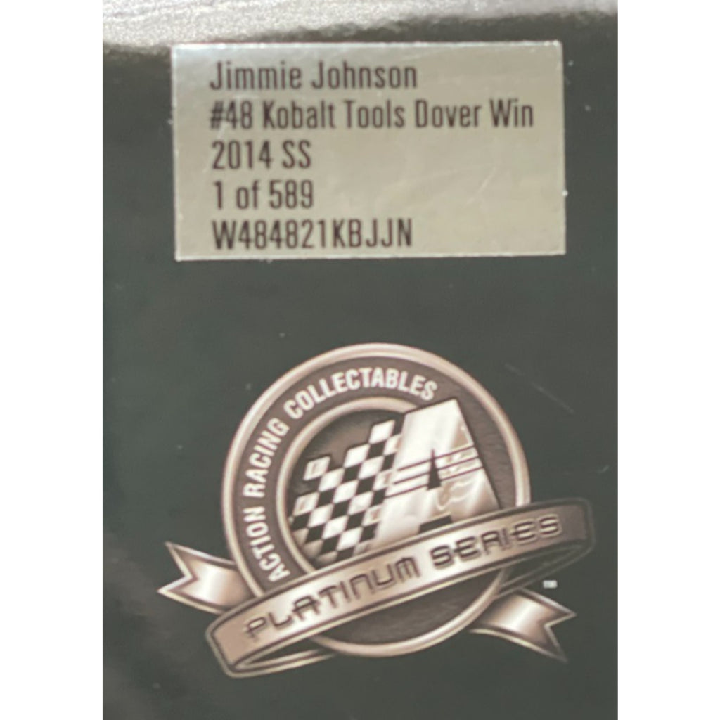 Jimmie Johnson #48 Kobalt Tools Dover Win 2014 SS 1 of 589