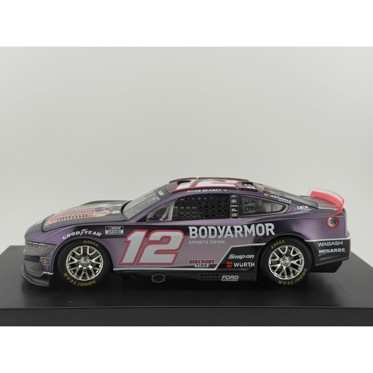 Ryan Blaney #12 BODYARMOR Black 2025 Mustang Color Chrome 1 of 72 DIN 50
