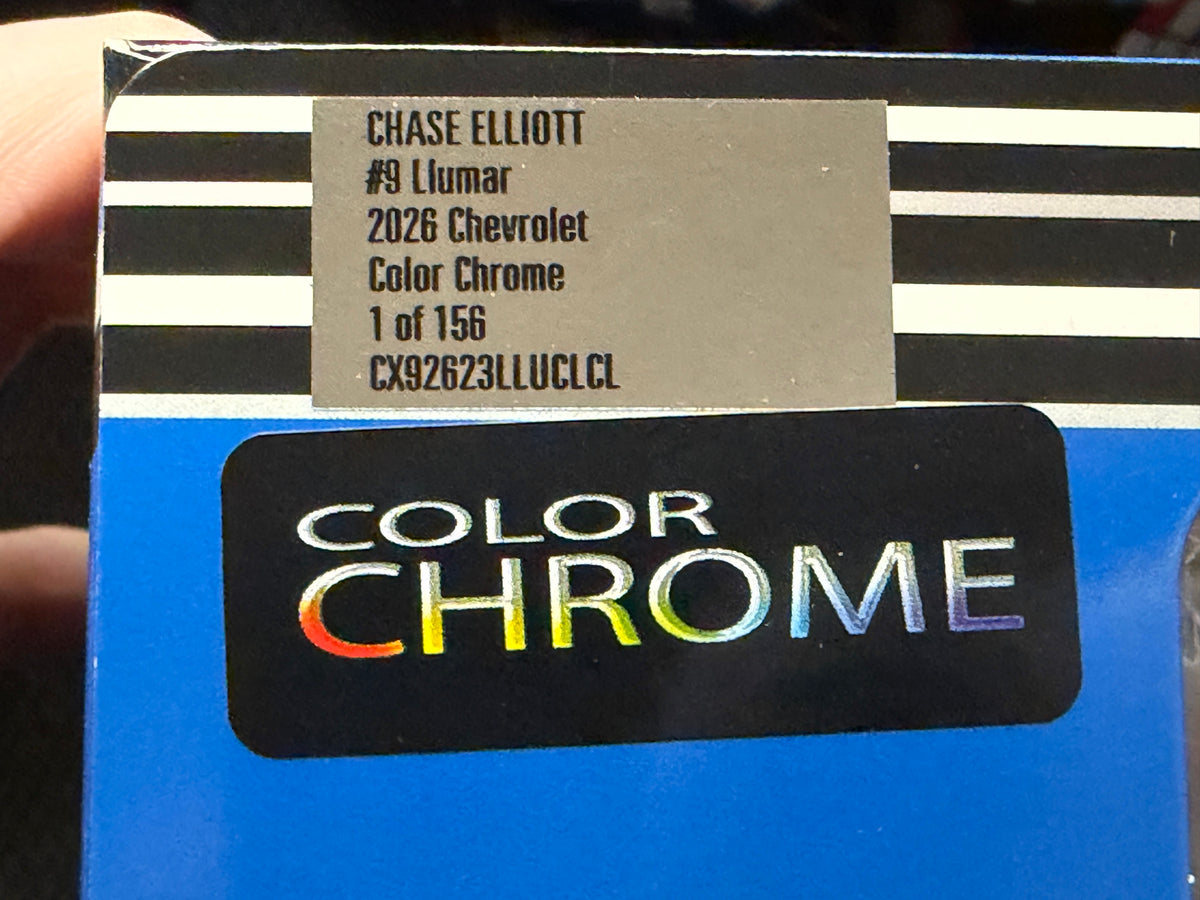 Chase Elliott #9 LLumar 2026 Chevrolet Color Chrome 1:24 1 of 156 DIN 85 - photo 3