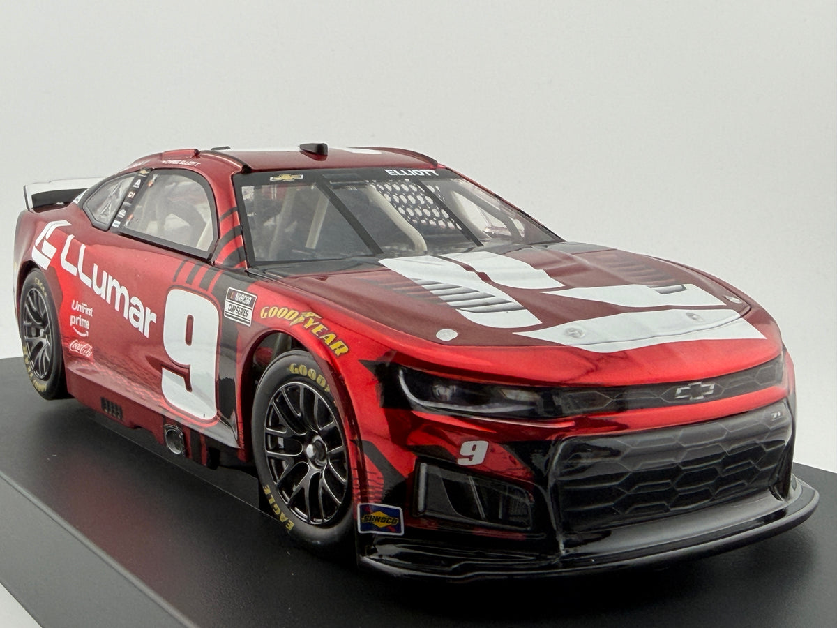 Chase Elliott #9 LLumar 2026 Chevrolet Color Chrome 1:24 1 of 156 DIN 85 - photo 9