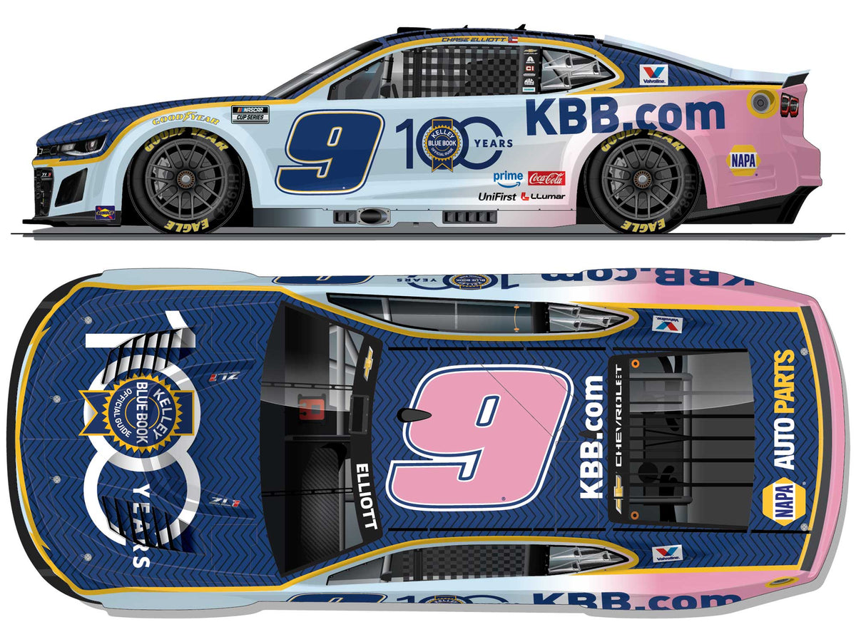 Chase Elliott No. 9 KBB 100th Anniversary 2026 Chevrolet