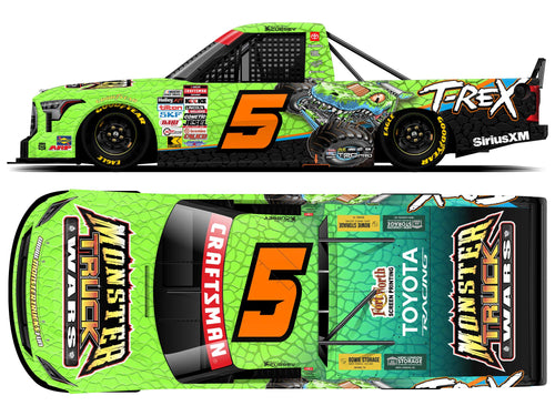 Bayley Currey No. 5 Monster Truck Wars T-Rex 2026 Toyota Tundra 1:24 ARC official artwork