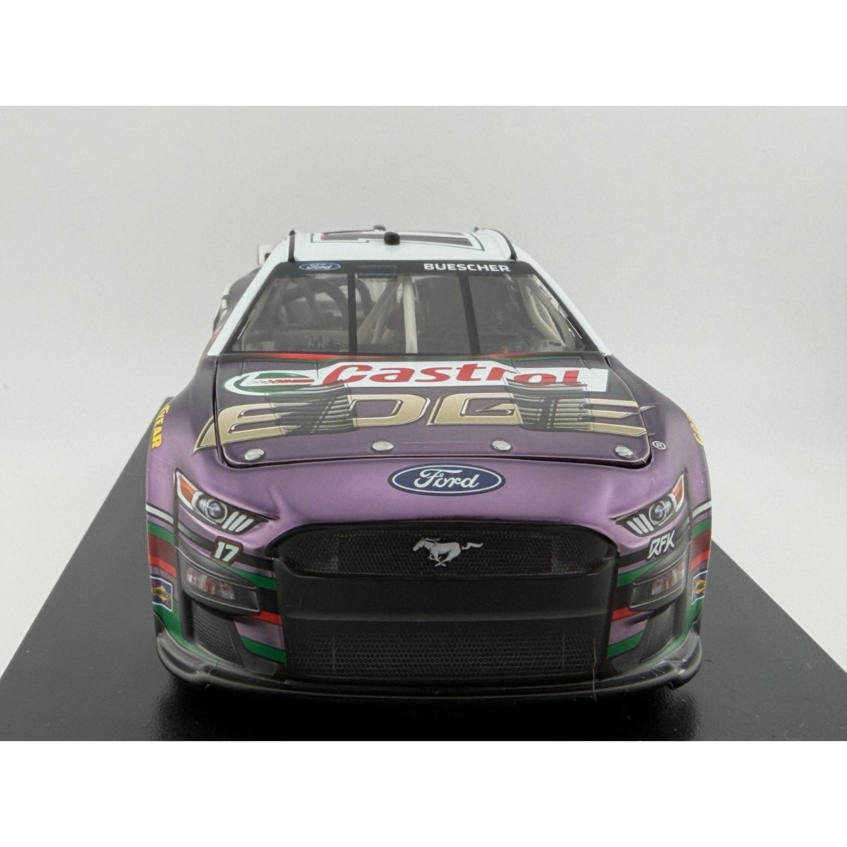 Chris Buescher #17 Castrol 2023 Mustang Color Chrome 1:24 1/84 DIN 65