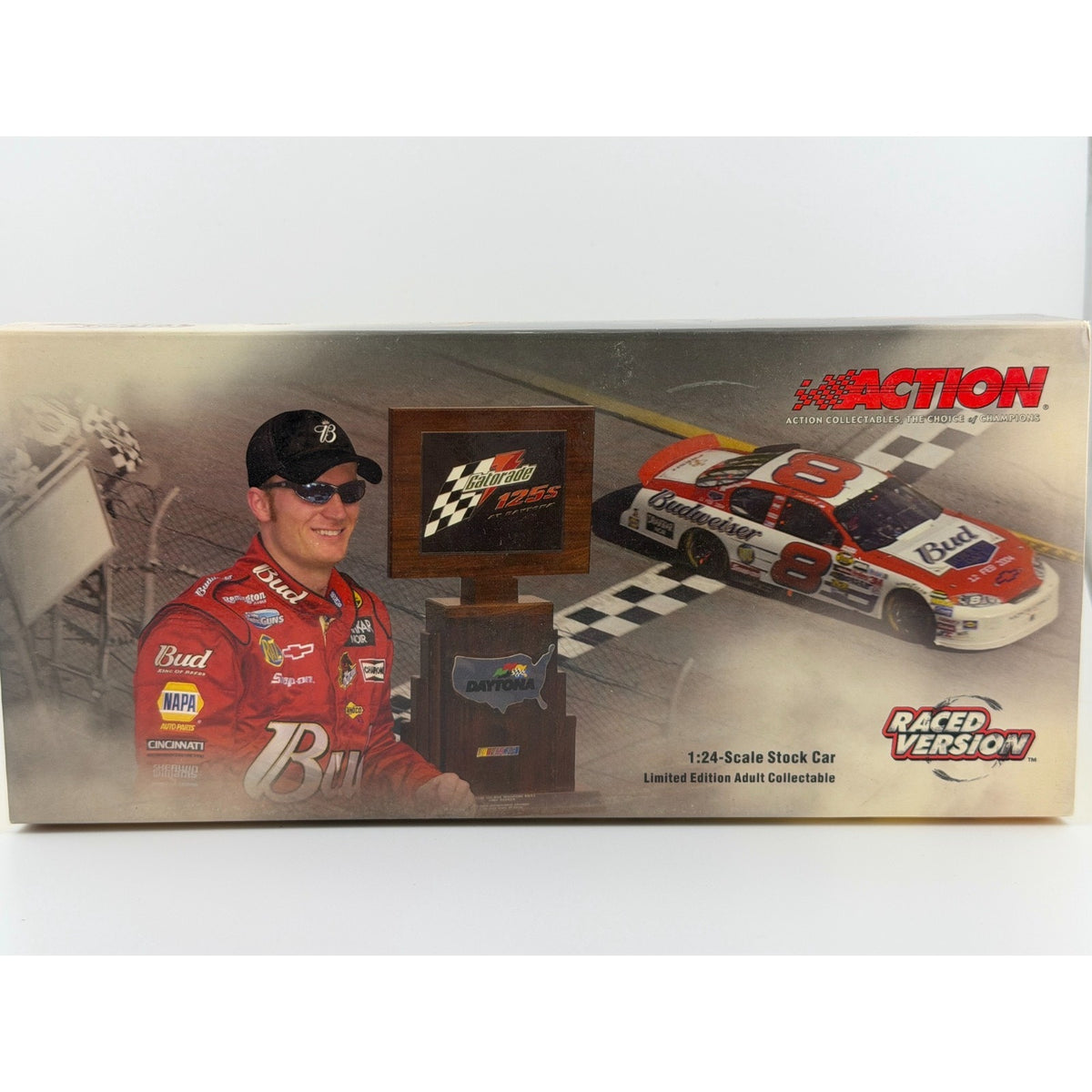 Dale Earnhardt Jr. #8 Budweiser Born On Date 2004 Twin 125 Win Raced 1:24