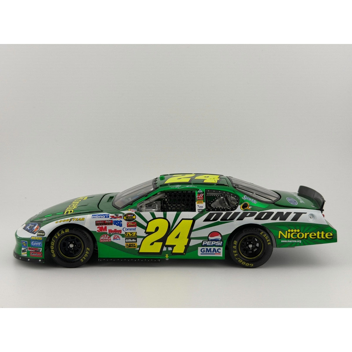 Jeff Gordon #24 DuPont Nicorette 2006 Monte Carlo Color Chrome 1/2508 DIN 257