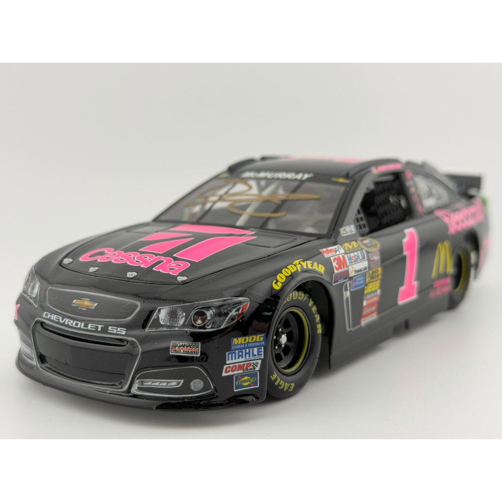 Jamie McMurray #1 Cessna Breast Cancer 2014 Chevy SS Autographed 1/144 DIN 115