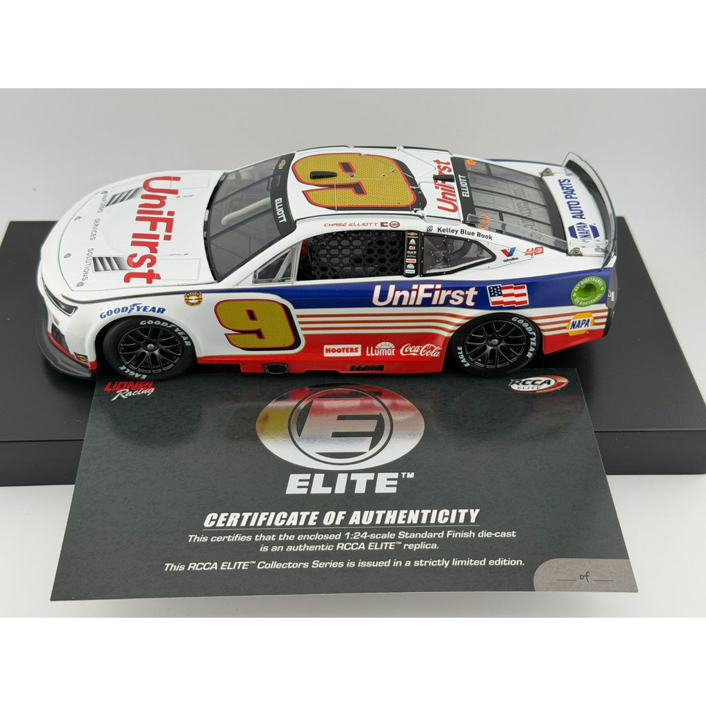 Chase Elliott #9 UniFirst Throwback 2024 Camaro ZL1 ELITE 1/274 DIN 6
