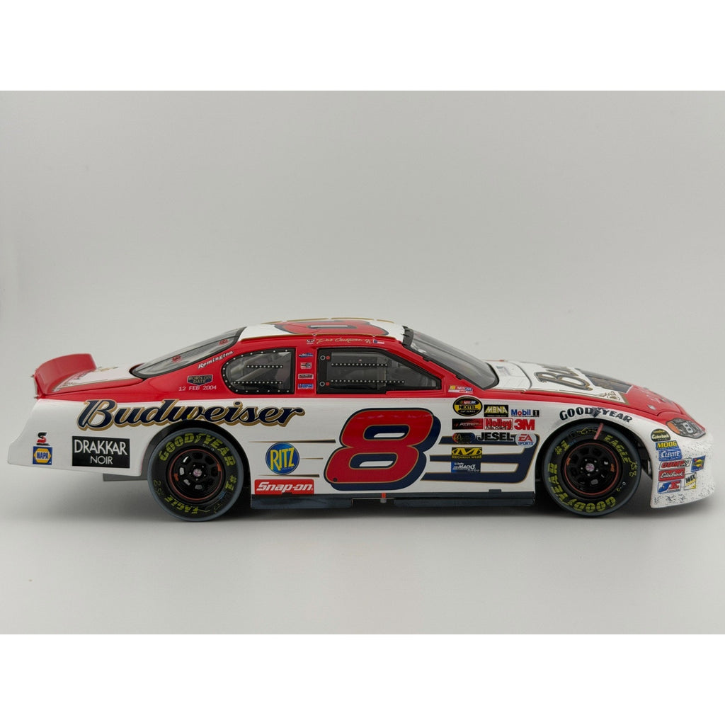 Dale Earnhardt Jr. #8 Budweiser Born On Date 2004 Twin 125 Win Raced 1:24