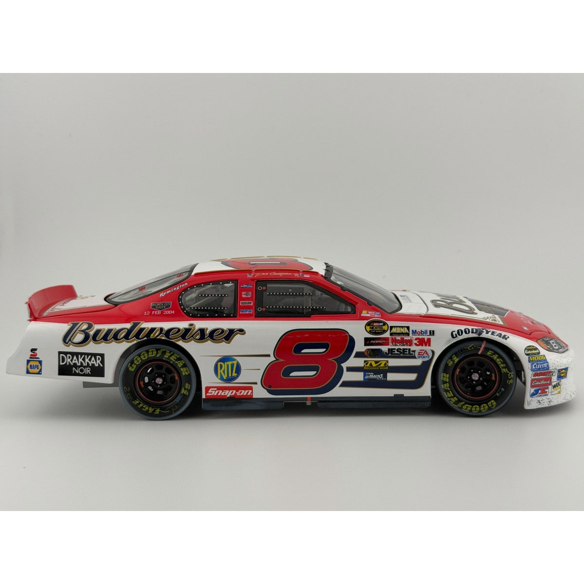Dale Earnhardt Jr. #8 Budweiser Born On Date 2004 Twin 125 Win Raced 1:24