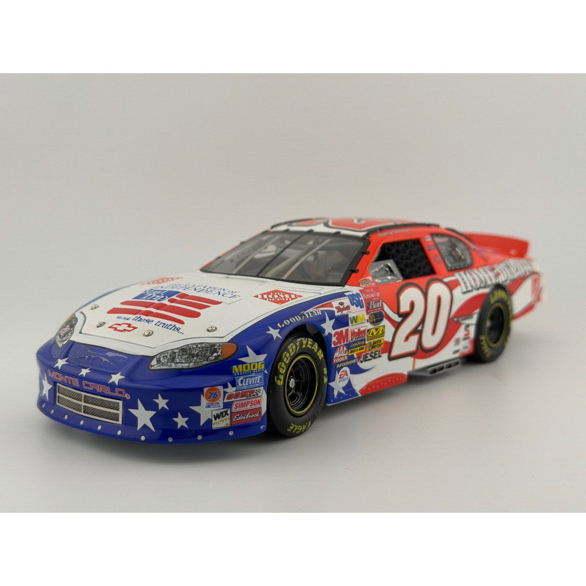 Tony Stewart #20 2003 Independence Day Monte Carlo Elite 1/2800 DIN 2770