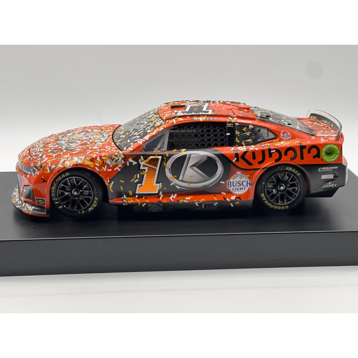 Ross Chastain #1 Kubota Kansas Win 2024 Camaro ZL1 Autographed 1:24 1/144