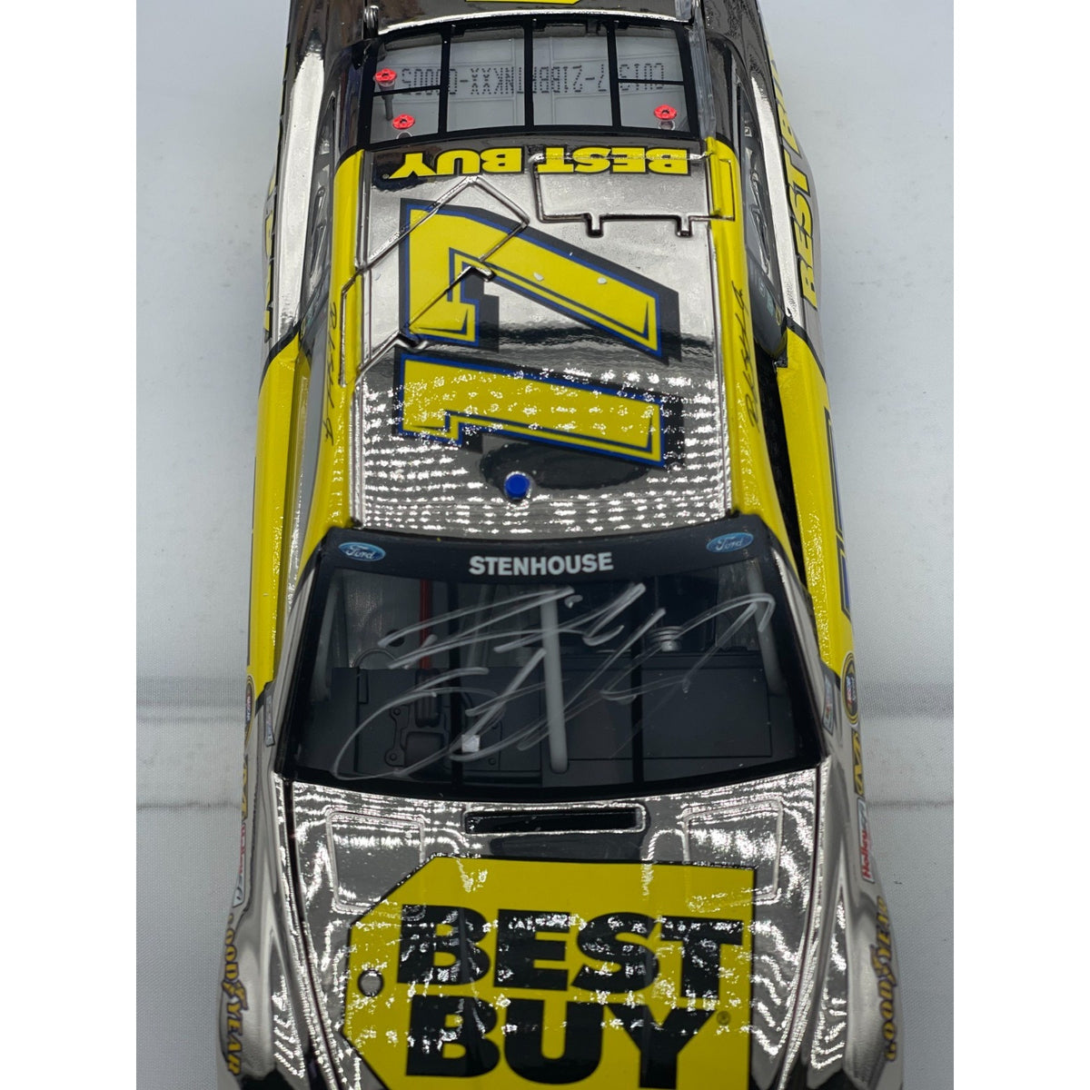 Ricky Stenhouse Jr. #17 Best Buy 2013 Fusion Polished Nickel 1 of 144 Autographed