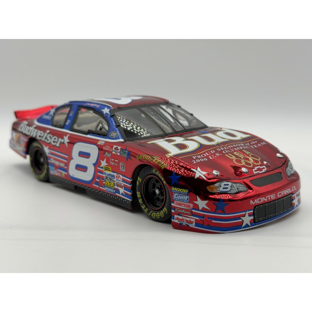 3/4 Front Hero — Dale Earnhardt Jr. #8 Budweiser U.S. Olympic Team 2000 Color Chrome Rookie Stripe