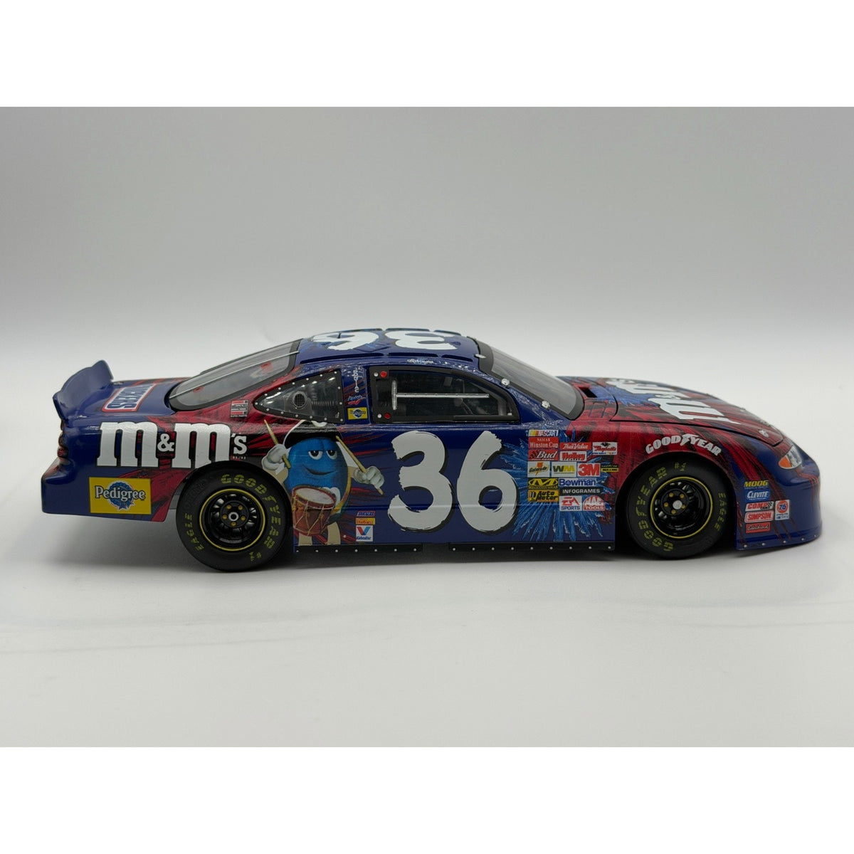 Ken Schrader #36 M&M's 4th of July 2002 Team Caliber 1/2400 DIN 701