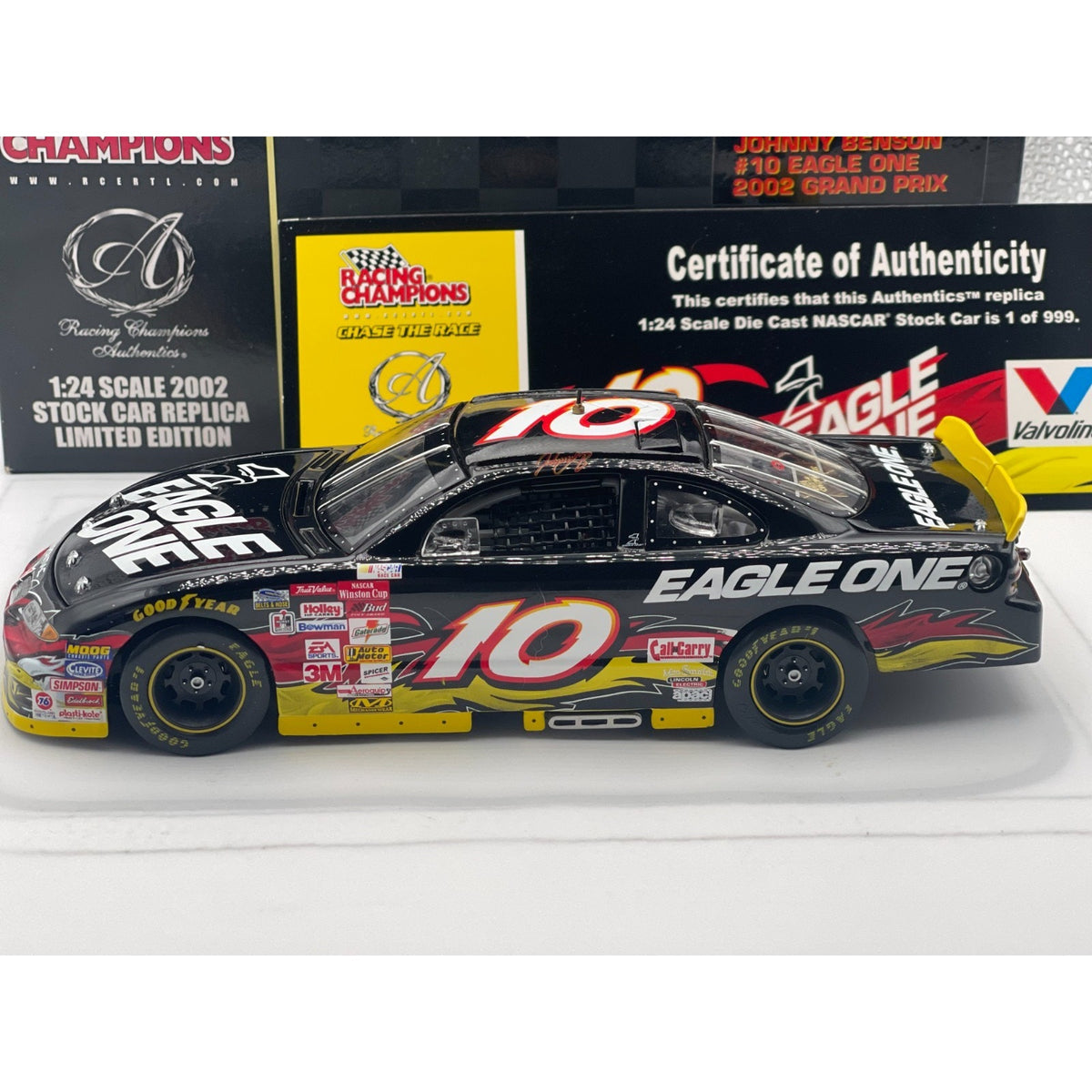 Johnny Benson #10 Eagle One 2002 Grand Prix 1 of 999 - #386 Comes with Template