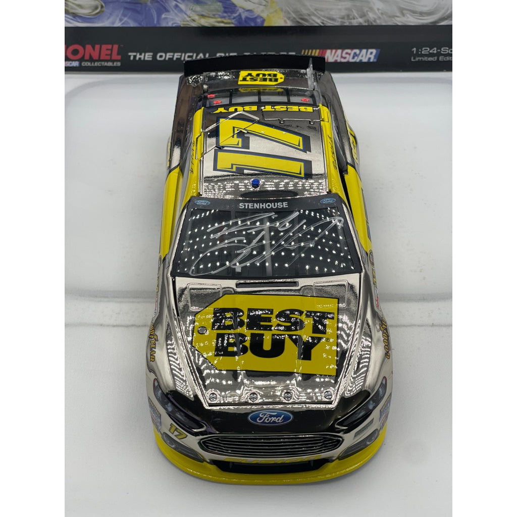 Ricky Stenhouse Jr. #17 Best Buy 2013 Fusion Polished Nickel 1 of 144 Autographed