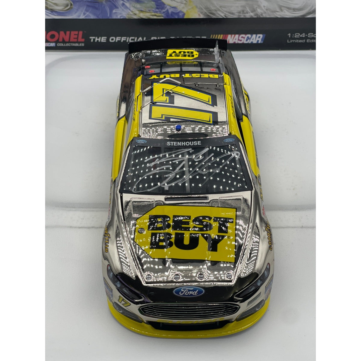 Ricky Stenhouse Jr. #17 Best Buy 2013 Fusion Polished Nickel 1 of 144 Autographed