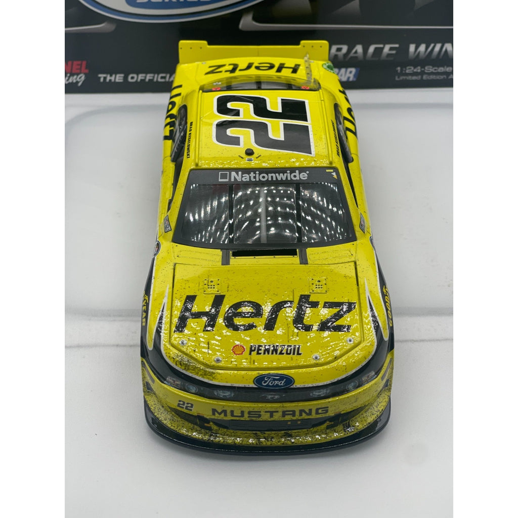 Brad Keselowski #22 Hertz Loudon Win 2014 Mustang 1 of 721